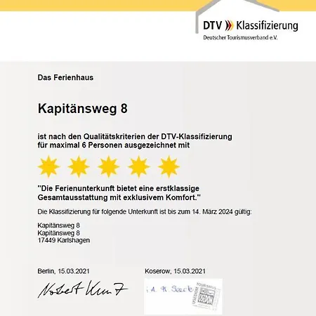 Pier 8 Σπίτι διακοπών Karlshagen